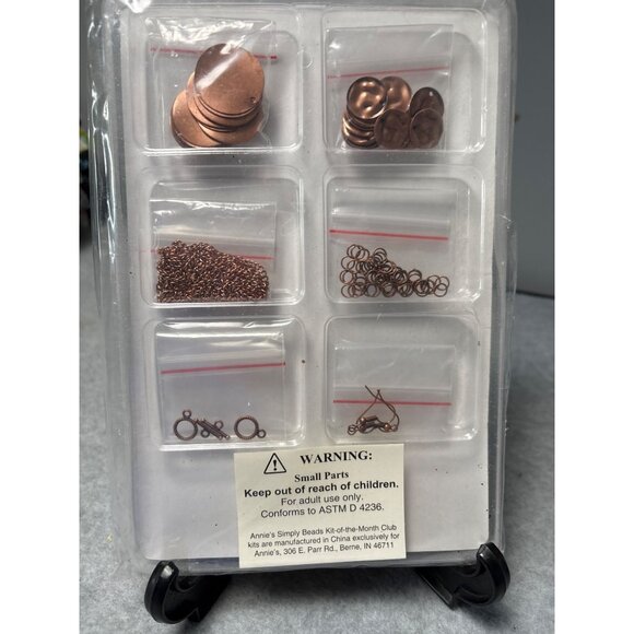 Annies Simply Beads Kit Layered Copper Necklace & Earrings Jewelry Making Set - Picture 4 of 9